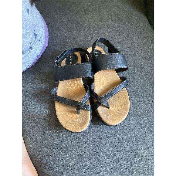 b.o.c. Born Concept Women's Size 8 Black SANDALS Pre-Owned - Picture 10 of 11